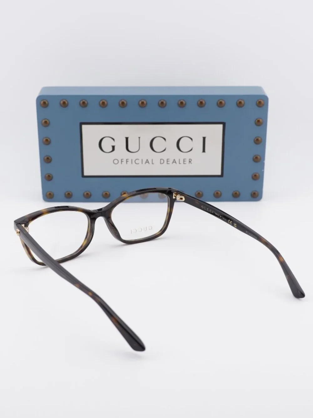 Gucci GG0613O 002 Rectangle Eyeglasses 52mm - Havana